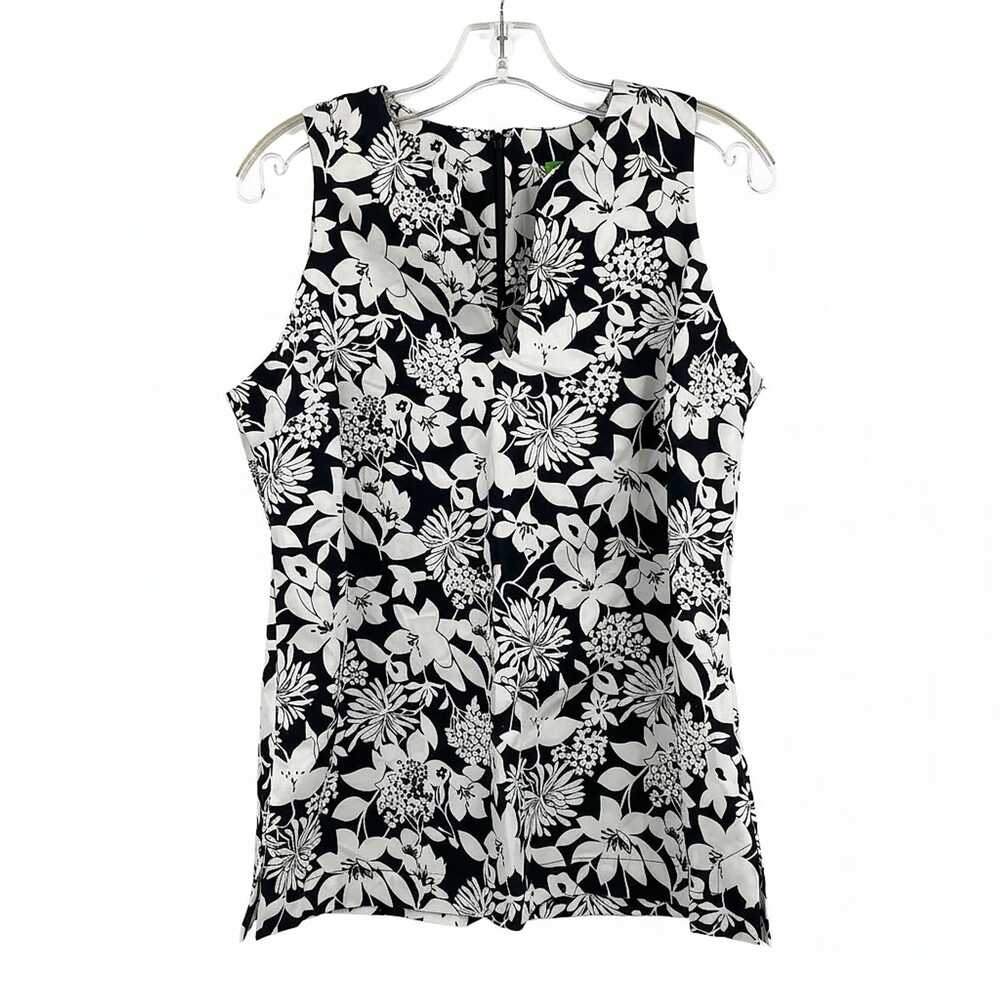 C. Wonder Floral Cotton Blend Sleeveless Blouse | Women’s Size 8